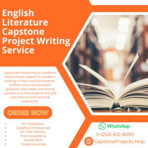 English Literature Capstone Project Writing Service