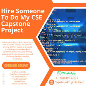 Hire Someone To Do My CSE Capstone Project