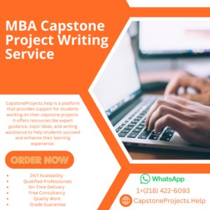 MBA Capstone Project Writing Service