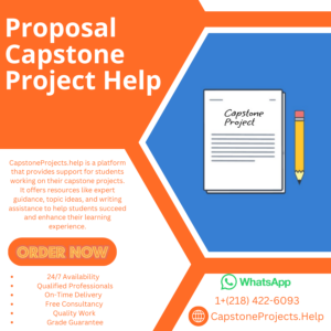 Proposal Capstone Project Help