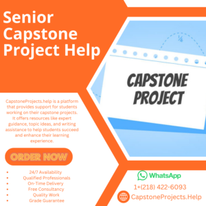 Senior Capstone Project Help