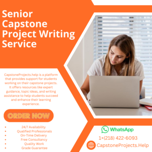 Senior Capstone Project Writing Service