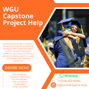 WGU Capstone Project Help