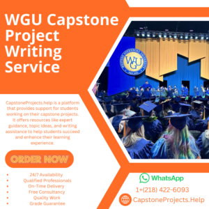 WGU Capstone Project Writing Service